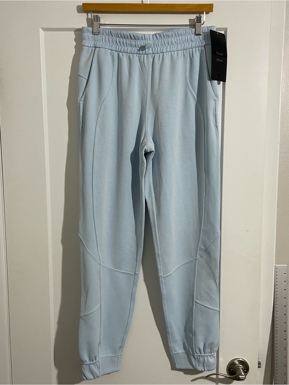 Lululemon Brushed Softstreme Ribbed HR Jogger Light Blue Sweatpants